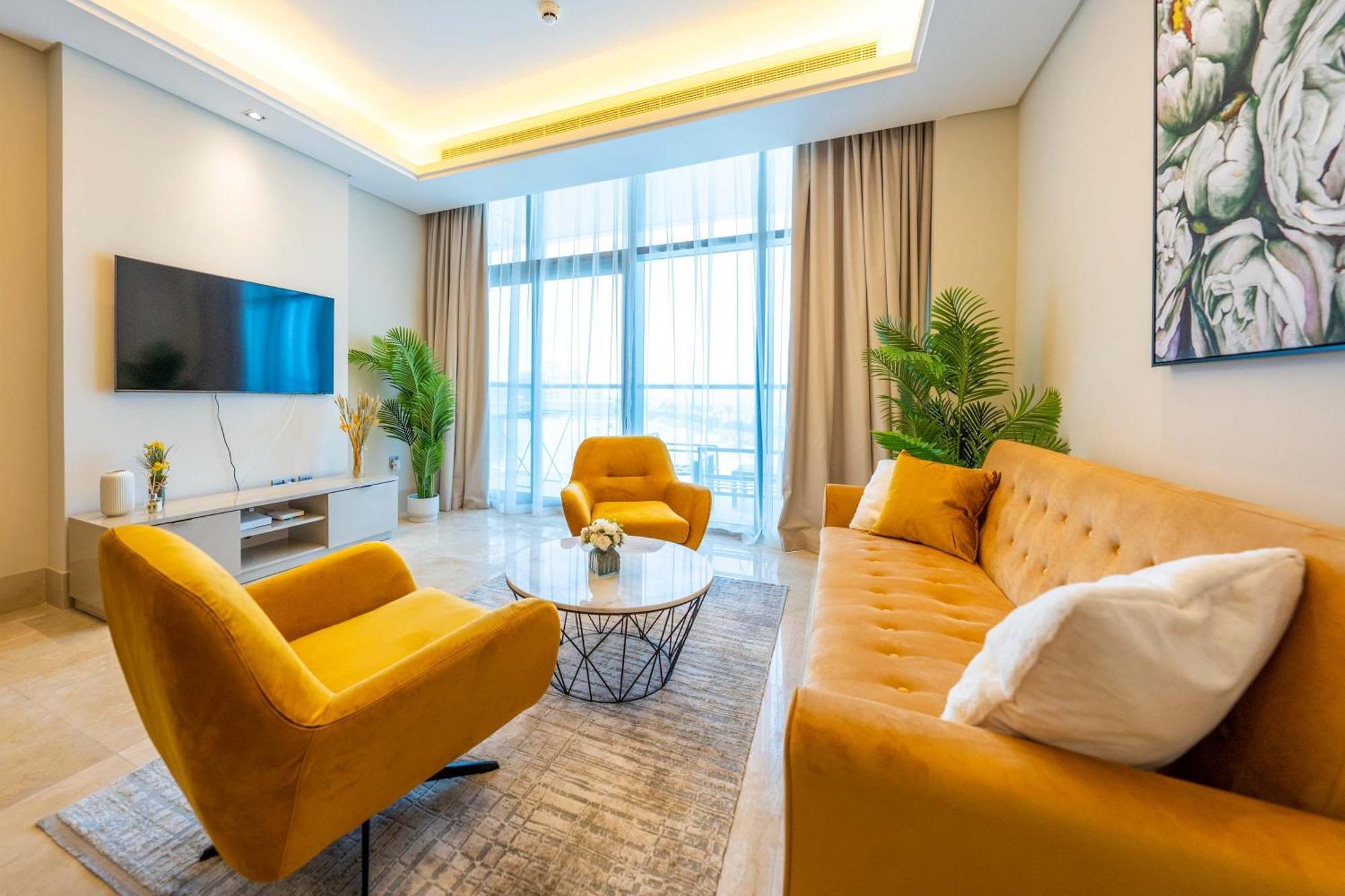Spacious Beachfront 2 Bedroom Apartment - The 8 Dubai Ngoại thất bức ảnh
